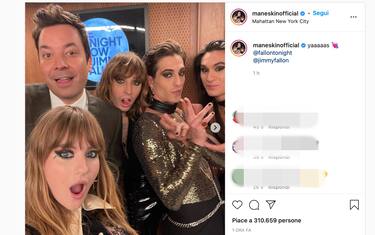 Måneskin, la band Italiana ospite al Tonight Show di Jimmy Fallon