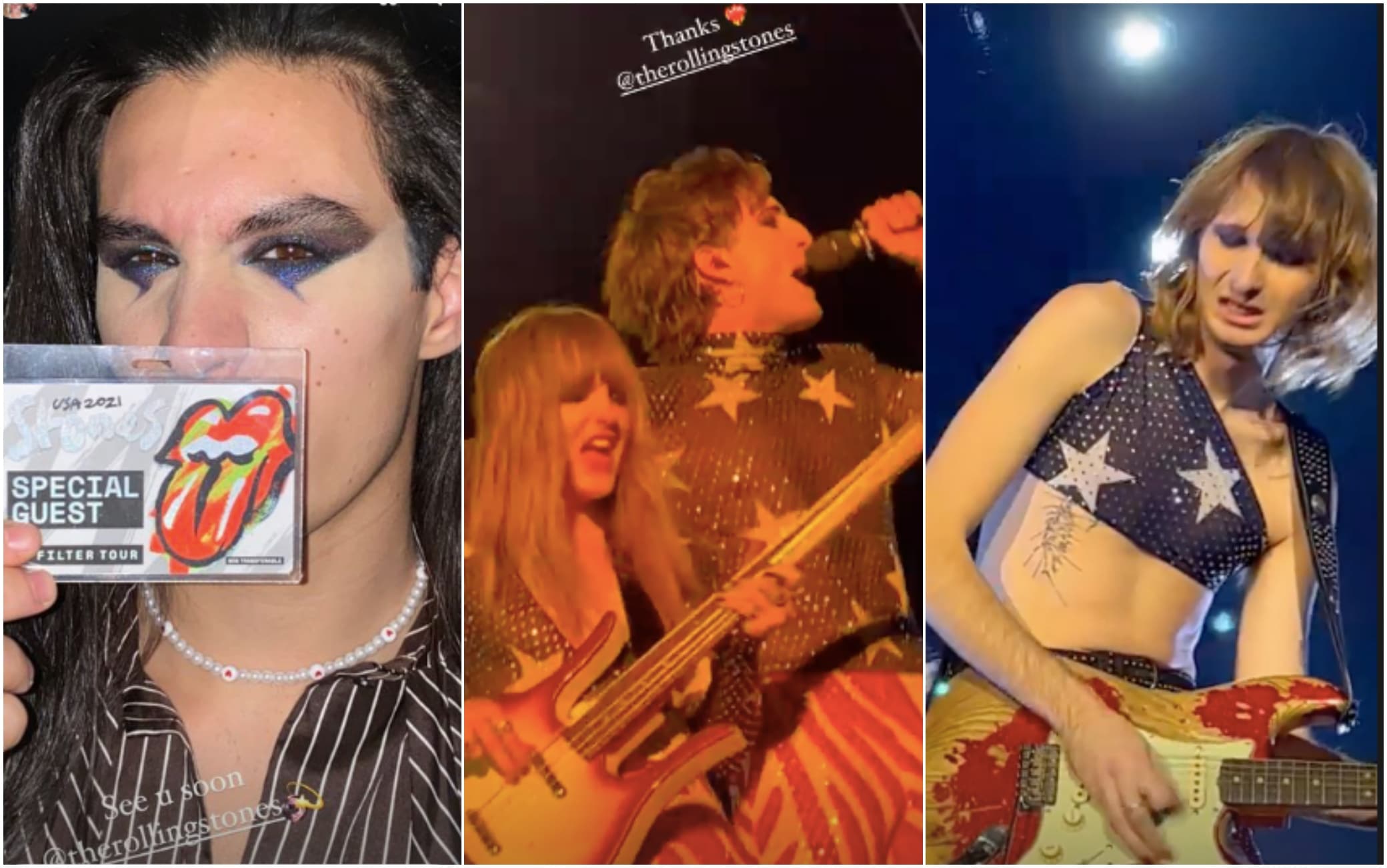 I Maneskin Aprono Il Concerto Dei Rolling Stones A Las Vegas E Incantano Il Pubblico Sky Tg24