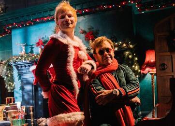 Ed Sheeran ed Elton John insieme per Natale, l'annucio su Instagram