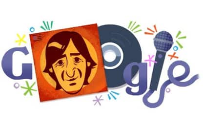 Giorgio Gaber, il doodle di Google per l'83°anniversario dalla nascita