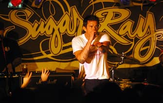 Mark McGrath of Sugar Ray during Sugar Ray "Make Every Mile Count Tour" - April 8, 2004 at B.B. King Blues Club in New York City, New York, United States. (Photo by Stephen Lovekin/FilmMagic)