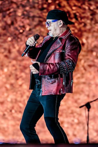 MILAN, ITALY - MAY 24: Vasco Rossi performs at Ippodromo SNAI La Maura on May 24, 2022 in Milan, Italy. (Photo by Sergione Infuso/Corbis via Getty Images)