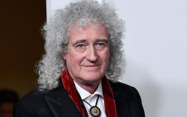 BEVERLY HILLS, CA - JANUARY 06:  Brian May of Queen poses in the press room during the 76th Annual Golden Globe Awards at The Beverly Hilton Hotel on January 6, 2019 in Beverly Hills, California.  (Photo by Kevin Winter/Getty Images)