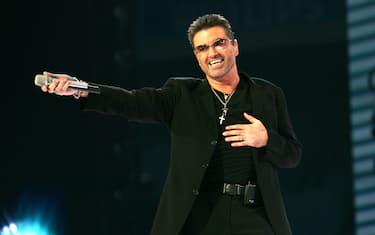 George Michael during George Michael In Concert At The Arena - Amsterdam - June 26th, 2007 at Arena in Amsterdam, Netherlands. (Photo by Greetsia Tent/WireImage)