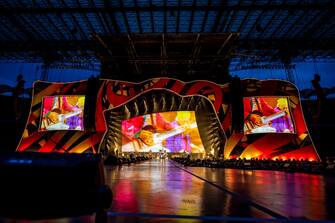 MILAN, ITALY - JUNE 21: The Rolling Stones perform at San Siro Stadium on June 21, 2022 in Milan, Italy.  (Photo by Francesco Prandoni / Getty Images)