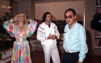 DA SX CARRA' RAFFAELLA, JAPINO SERGIO E BONCOMPAGNI GIANNI (ROMA - 1983-06-21, Attisani / GIACOMINOFOTO) p.s. la foto e' utilizzabile nel rispetto del contesto in cui e' stata scattata, e senza intento diffamatorio del decoro delle persone rappresentate (Foto Repertorio - 2021-07-11, Attisani / GIACOMINOFOTO) p.s. la foto e' utilizzabile nel rispetto del contesto in cui e' stata scattata, e senza intento diffamatorio del decoro delle persone rappresentate