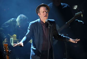 NEW YORK, NY - MARCH 14:  Inductee Tom Waits performs onstage at the 26th annual Rock and Roll Hall of Fame Induction Ceremony at The Waldorf=Astoria on March 14, 2011 in New York City.  (Photo by Michael Loccisano/Getty Images)