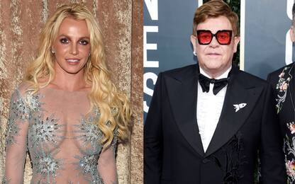 Britney Spears sta registrando una canzone con Elton John