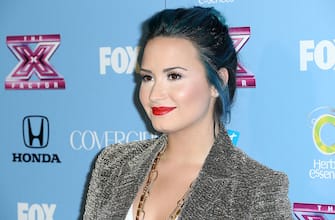 LOS ANGELES, CA - NOVEMBER 04:  Singer Demi Lovato attends Fox's "The X Factor" Finalist Party at the SLS Hotel on November 4, 2013 in Los Angeles, California.  (Photo by Frederick M. Brown/Getty Images)