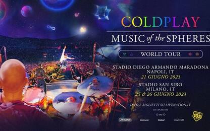 I Coldplay tornano in concerto in Italia nel 2023