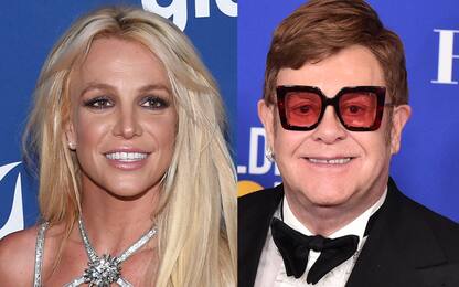 Britney Spears scrive un messaggio a Elton John, il post su Instagram