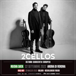 2Cellos, la scaletta dell'ultimo concerto europeo a Verona