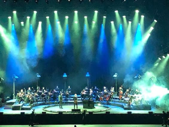 Niccolò Fabi in concert at the Verona Arena to celebrate 25 years of career