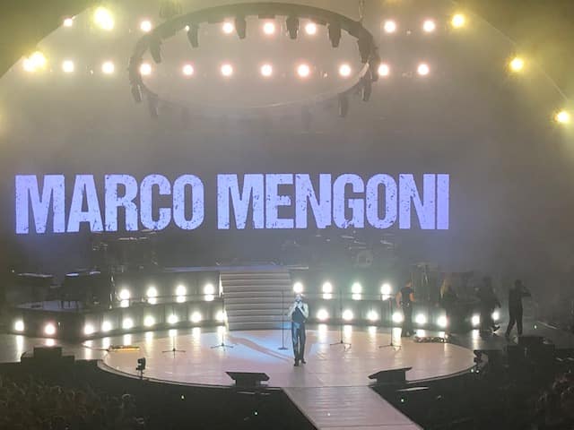 Marco Mengoni sul palco