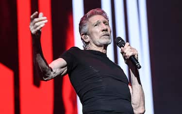 MIAMI FL- AUG 23,  Roger Waters: "This Is Not A Drill Tour" at FTX Arena, Miami, Florida on August 23, 2022. (Photo by Ron Elkman/USA TODAY NETWORK/Sipa USA)