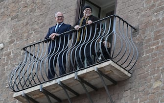 Vasco Rossi and Roberto Gualtieri