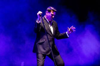 MILAN, ITALY - NOVEMBER 23: Tony Hadley performs at Teatro Arcimboldi on November 23, 2022 in Milan, Italy.  (Photo by Roberto Fini/Getty Images)