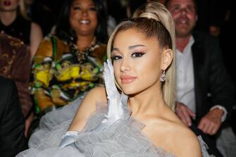 LOS ANGELES - JANUARY 26: Ariana Grande Performs at THE 62ND ANNUAL GRAMMYÂ® AWARDS, broadcast live from the STAPLES Center in Los Angeles, Sunday, January 26, 2020 (8:00-11:30 PM, live ET/5:00-8:30 PM, live PT) on the CBS Television Network. (Photo by Monty Brinton/CBS via Getty Images)