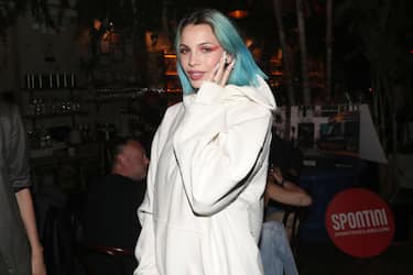 NEW YORK, NEW YORK - MAY 30: Rose Villain attends Sfera Ebbasta At Spontini Milano Pop Up on May 30, 2022 in New York City. (Photo by Johnny Nunez/WireImage)