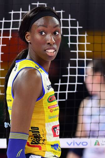 Paola Egonu (Prosecco Doc Imoco Volley Conegliano)  during  Playoff - Il Bisonte Firenze vs Prosecco Doc Imoco Volley Conegliano, Volleyball Italian Serie A1 Women match in Florence, Italy, April 13 2022