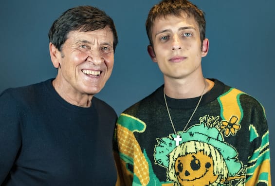 Gianni Morandi and Sangiovanni together for Get sent back to my mother for milk
