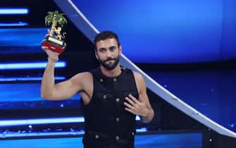 Marco Mengoni is the winner of the Sanremo Festival 2023. PHOTO