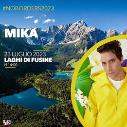 Mika in concerto al No Borders Music Festival il 23 luglio