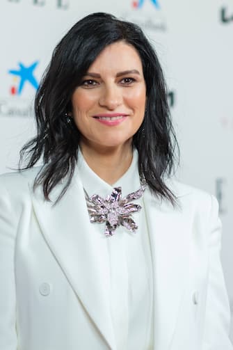 Laura Pausini poses at the photocall of the Elle Women Summit, in Madrid. Elle magazine celebrates International Women's Day with this meeting in which women are highlighted for their leadership in society and their contribution of making female talent visible.//SOPAIMAGES_1815041/Credit:Atilano Garcia / SOPA Ima/SIPA/2303071820