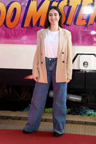 Roma : Stazione Termini . Photocall film " Strange World . Un mondo misterioso " . Nella foto :  Federica Abbate