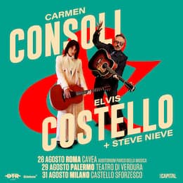 Carmen Consoli e Elvis Costello, insieme per tre concerti