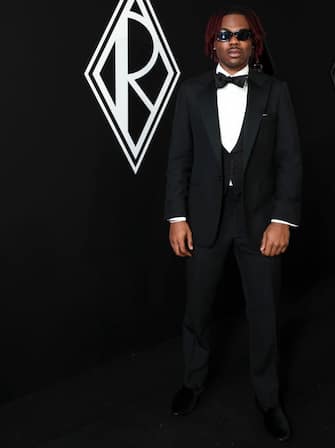 LONDON, ENGLAND - NOVEMBER 30: CKAY dressed by Ralph Lauren attends Ralph's Club by Ralph Lauren, hosted by Luka Sabbat and Lucky Blue Smith at The Claridge's Brook Street on November 30, 2022 in London, England. (Photo by Mike Marsland/Getty Images for Ralph Lauren Fragrances)