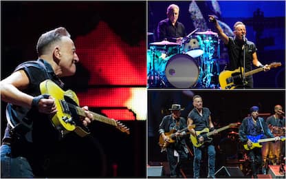 Bruce Springsteen, a Barcellona primo concerto del tour europeo. FOTO