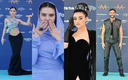 Eurovision Song Contest 2023, i look dei cantanti sul turquoise carpet