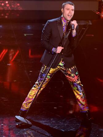 - Sanremo, 71° Festival della Canzone Italiana. Terza Serata. Nella Foto Fedez