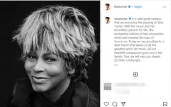 Death of Tina Turner, from NASA to music and cinema stars: tribute on social media.  PHOTO