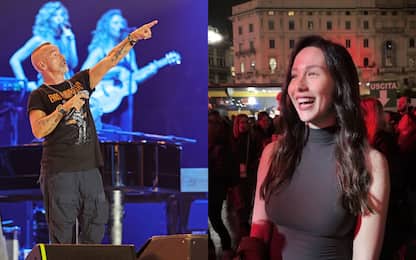 Aurora Ramazzotti ha cantato con papà Eros sul palco di Taormina