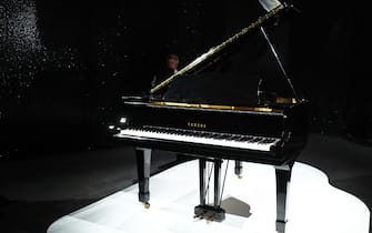 Freddie Mercury's Yamaha baby grand piano which he used to write Bohemian Rhapsody and many other Queen hits is unveiled at Sotheby's London.  The plan is auction guided between 2 and 3 million GBP.  Pictured: Yamaha baby grand piano owned by Freddie Mercury Ref: SPL9659487 030823 NON-EXCLUSIVE Picture by: John Rainford / SplashNews.com Splash News and Pictures USA: 310-525-5808 UK: 020 8126 1009 eamteam@shutterstock.com World Rights,