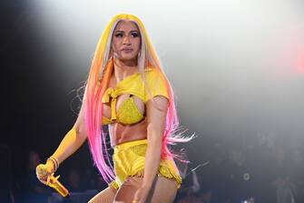 EAST RUTHERFORD, NEW JERSEY - JUNE 02: Cardi B performs at Summer Jam 2019 at MetLife Stadium on June 02, 2019 in East Rutherford, New Jersey.  (Photo by Nicholas Hunt/Getty Images)