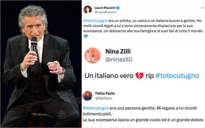 Addio Toto Cutugno, le reazioni sui social, da Laura Pausini a Pupo