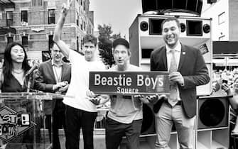 New York has dedicated a square to the Beastie Boys.  PHOTO