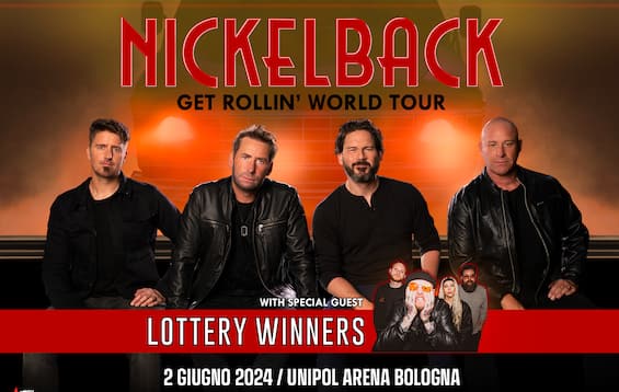 Nickelback also bring their tour to Italy: on 2 June 2024 they will meet in Bologna