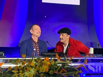 Sanremo 2024, conferenza stampa serata finale con Amadeus e Fiorello
