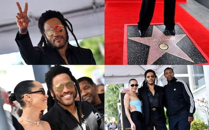Lenny Kravitz ha ricevuto la stella sulla Hollywood Walk of Fame. FOTO