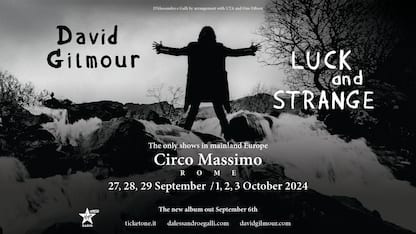David Gilmour torna in Italia con 6 concerti a Roma al Circo Massimo