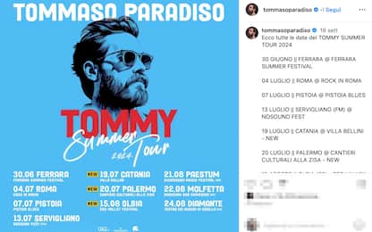 Tommaso Paradiso in concerto, ecco le date del Tommy Summer Tour 2024