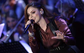 501138902 ROME, ITALY - DECEMBER 12: Annalisa performs during the 23rd Christmas Concert at Auditorium Conciliazione on December 12, 2015 in Rome, Italy. (Photo by Elisabetta A. Villa/Getty Images)