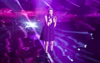 915022812 SANREMO, ITALY - FEBRUARY 06: Annalisa attends the first night of the 68. Sanremo Music Festival on February 6, 2018 in Sanremo, Italy. (Photo by Venturelli/WireImage)