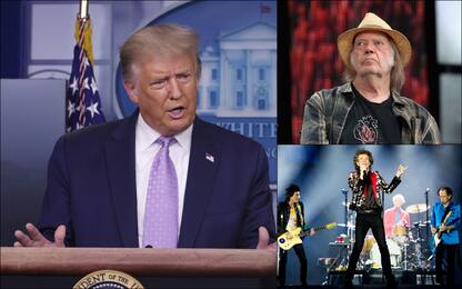 Neil Young fa causa a Trump: tutti gli artisti contro il tycoon. FOTO