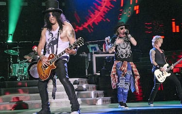 Guns N’ Roses perform live in concert at Soldier Field during the 'Not In This Lifetime Tour'

Featuring: Slash, Axl Rose, Duff McKagan
Where: Chicago, Illinois, United States
When: 03 Jul 2016
Credit: Ray Garbo/WENN.com