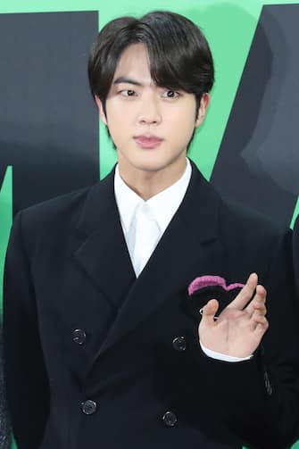 epa08034635 Jin of the K-pop group BTS poses for a photo during the Melon Music Awards 2019  held in Seoul, South Korea, 30 November 2019.  EPA/YONHAP SOUTH KOREA OUT